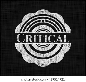 Critical chalk emblem