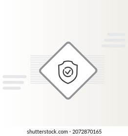 Critical Cyber Security Defence icon vector design