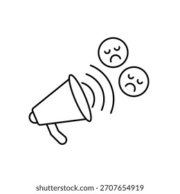 Eps de dibujo de línea de trazo editable de contorno de icono de evento crítico.