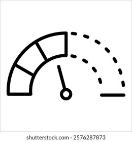 Critical Gauge Icon Element For Design