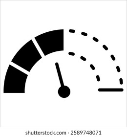Critical Gauge Icon Element For Design