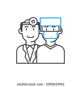 Critical Illness Insurance Vector Thin Line Stroke Icon. Critical Illness Insurance Outline Illustration, Linear Sign, Symbol Concept.