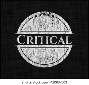 Critical on blackboard
