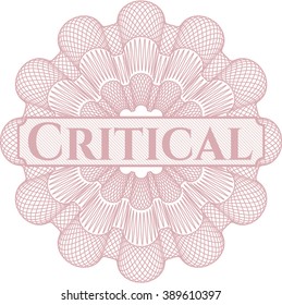Critical rosette