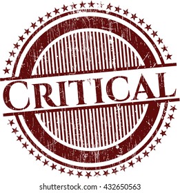 Sello de goma crítica