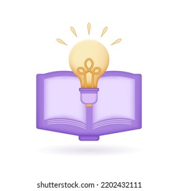 Critical thinking 3d icon. for problem solving, creative, thinking, reasoning, analyzing, decision making and solution. 3d render vector illustration