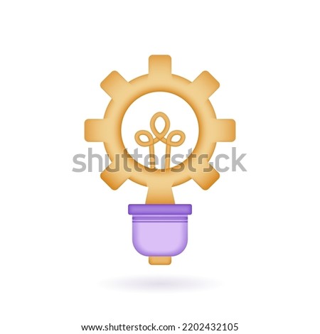 Critical thinking 3d icon. for problem solving, creative, thinking, reasoning, analyzing, decision making and solution. 3d render vector illustration
