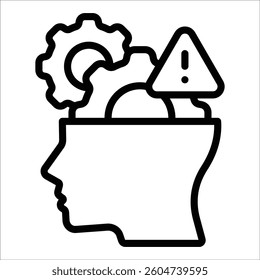 Critical Thinking Icon Element For Design