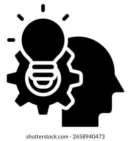 Elemento De Ícone De Pensamento Crítico Para Design