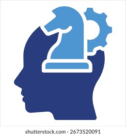 Elemento de icono de pensamiento crítico para el diseño