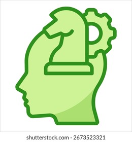 Icon-Element für kritisches Denken für Design