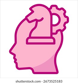 Elemento de icono de pensamiento crítico para el diseño