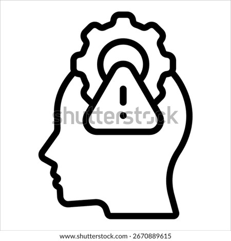 Critical Thinking Icon Element For Design