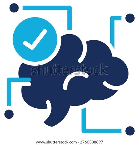 Critical Thinking Icon Element For Design