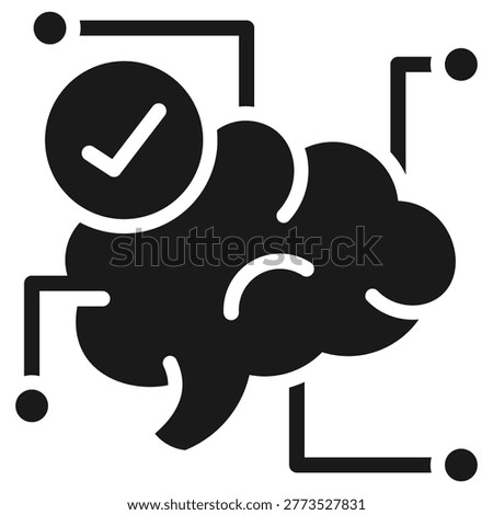 Critical Thinking Icon Element For Design