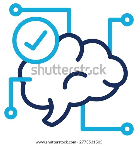 Critical Thinking Icon Element For Design