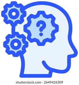 Critical Thinking icon symbol. Vector illustration.