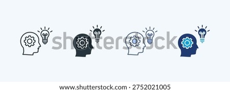 Critical Thinking Multiple Style Icon Collection