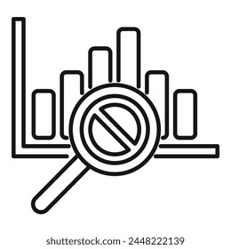 Critical thinking reason graph icon outline vector. Analytical process. Solution genius