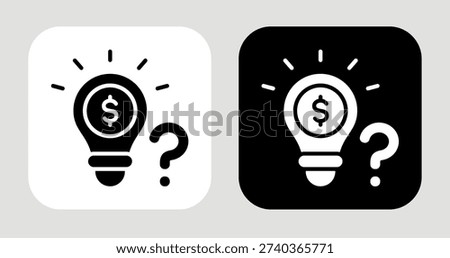 Critical Value Icon In Black and White Glyph Style