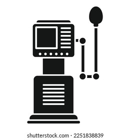 Critical ventilator machine icon simple vector. Hospital patient. Care device