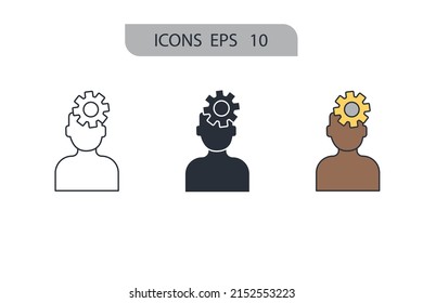 criticality icons  symbol vector elements for infographic web