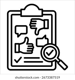 Elemento De Icono De Crítica Para Diseño