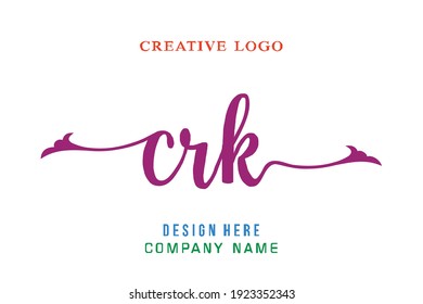 CRK lettering logo is simple, easy to understand and authoritative