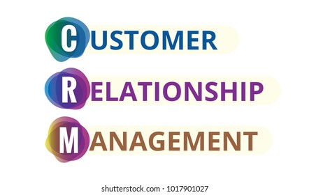 CRM : Customer relationship management. Flat icons of accounting system, clients, support, deal