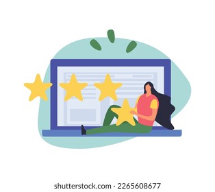 Gestión de relaciones con clientes CRM Composición plana con clientes conceptuales Iconos de compromiso gadgets y ilustración de vectores de personas