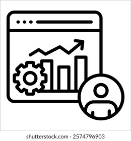 Crm Icon Element For Design