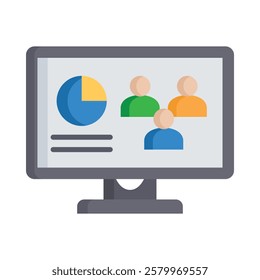 Crm Icon Element For Design
