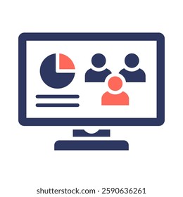 Crm Icon Element For Design