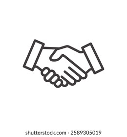 crm icon isolated stroke in black color