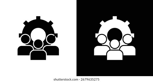 CRM icon logo. simple graphic symbols