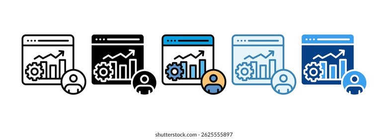 Crm Icon Set Multiple Style Collection