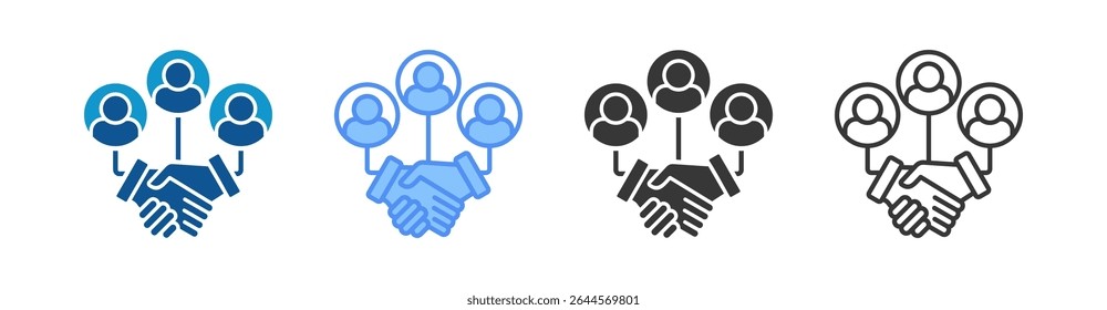Crm Icon Set Multiple Style Collection