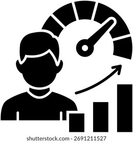 Icono de Vector simple y claro que ilustra una idea o función esencial