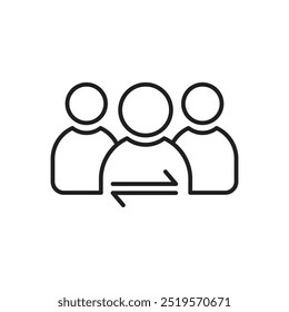 CRMline icon. vector illustration. EPS10