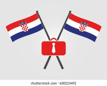 Croatia Emblem Business Duty