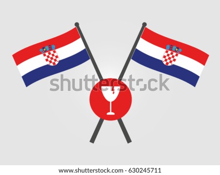 Croatia Emblem Fragile