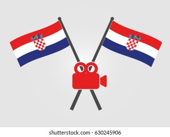 Croatia Emblem Video Camera