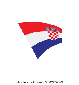 Croatia flag, vector illustration