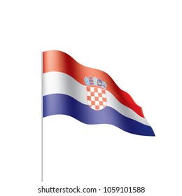 Croatia flag, vector illustration