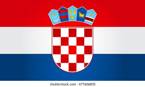 Croatia Flag vector illustration