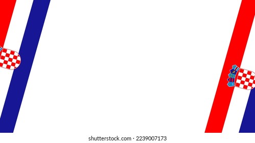 Croatia  flag wave  isolated  on png or transparent background,Symbol Croatia ,template for banner,card,advertising ,promote,and business matching country poster, vector illustration