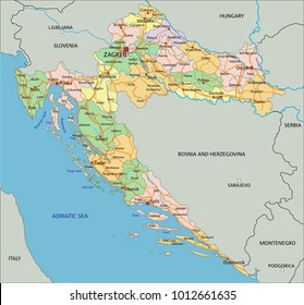 Croatian Islands Stock Vectors Images Vector Art Shutterstock