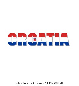 CROATIA Letter flag icon