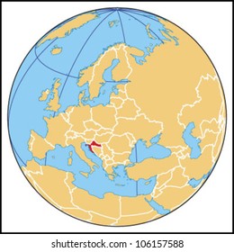 Croatia Locate Map