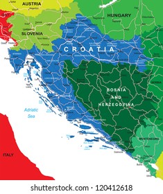 Croatia map